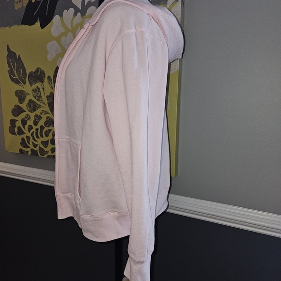 Hanes Light Pink Women's Hoodie Jacket - Picture 2 of 5
